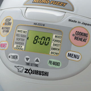 Zojirushi Neuro Fuzzy® Rice Cooker & Warmer NS-ZCC10/18