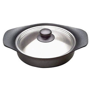 Sori Yanagi TEKKI (cast iron) Pan (shallow) 22cm without lid/with stainless lid/with cast iron lid and handle SY-YT