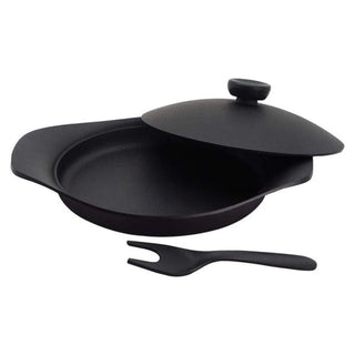 Sori Yanagi TEKKI (cast iron) Oil Pan 22cm without lid/with stainless lid/with cast iron lid and handle SY-YT