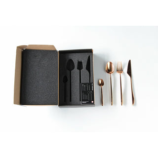 JIA Inc. Calligraphy Rose Gold Cutley Set JI-JCG870